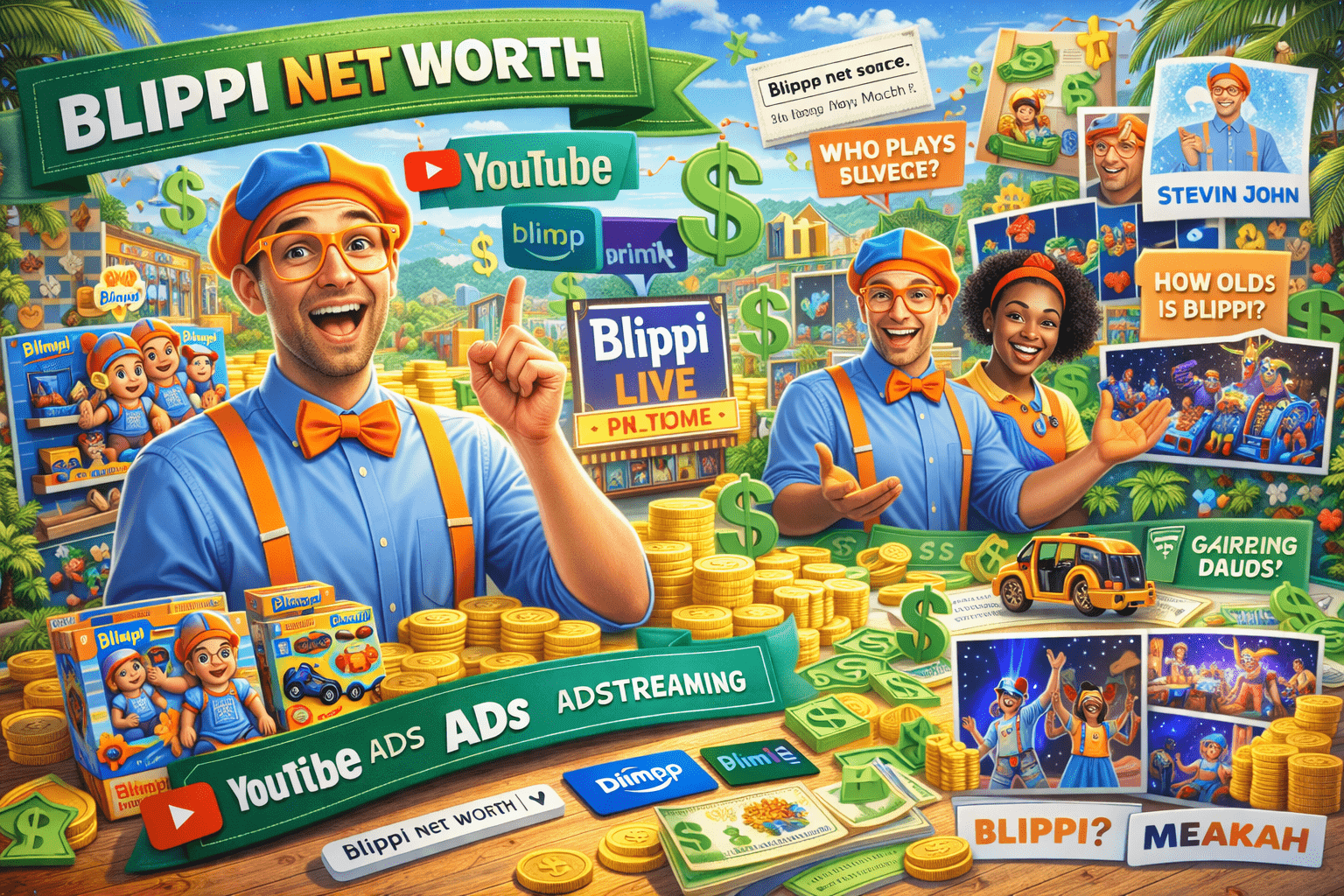 Blippi Net Worth
